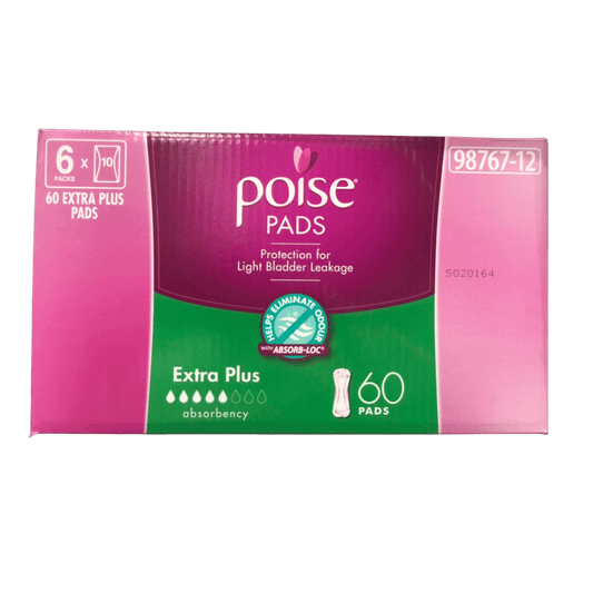 Poise Extra plus Pads 60 Count