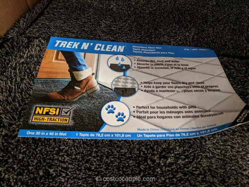 TREK N CLEAN FLOOR MAT 76 CM X 101 CM